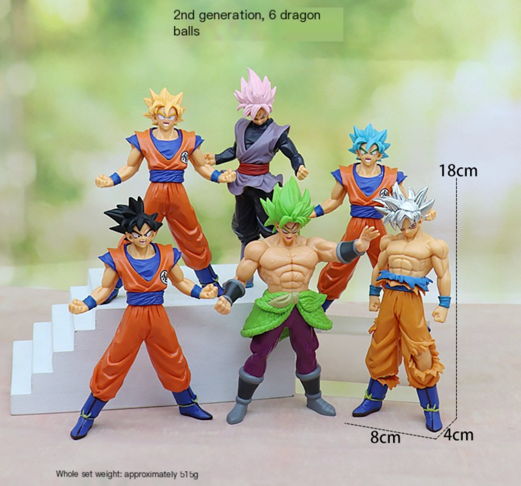 Dragon Ball Super Saiyan Goku & Vegeta Figure Set