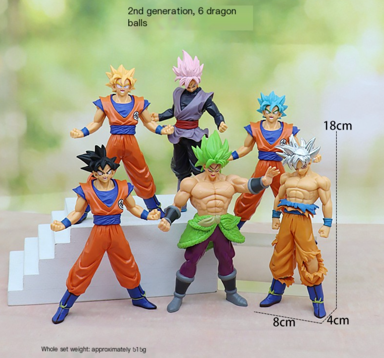 Dragon Ball Super Saiyan Goku & Vegeta Figure Set